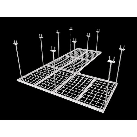 Dura-Lift Steel 31 in W, Silver PQUADL